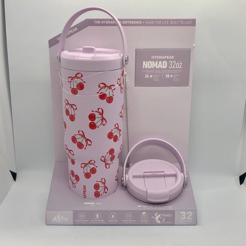 Hydrapeak Nomad 32oz Cherry Travel Mug/Bottle